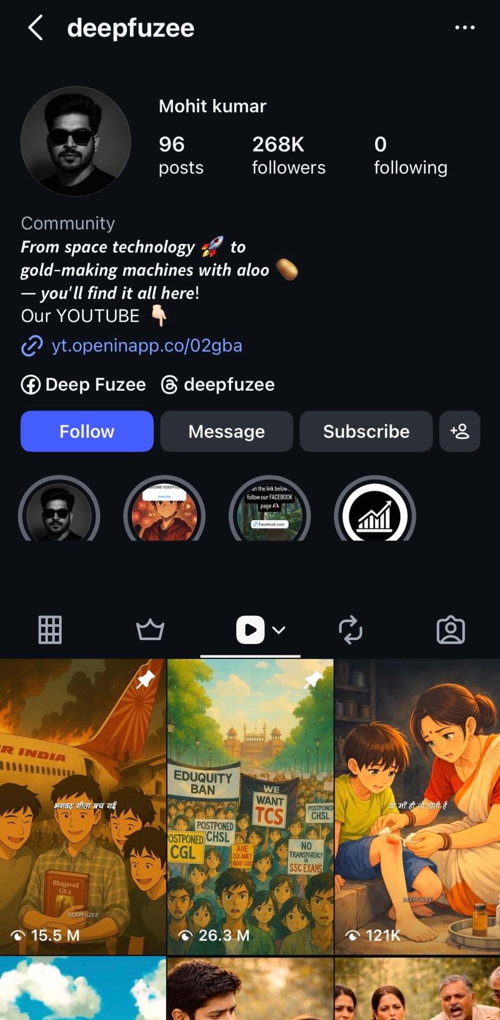 Deepfuzee — 268K followers